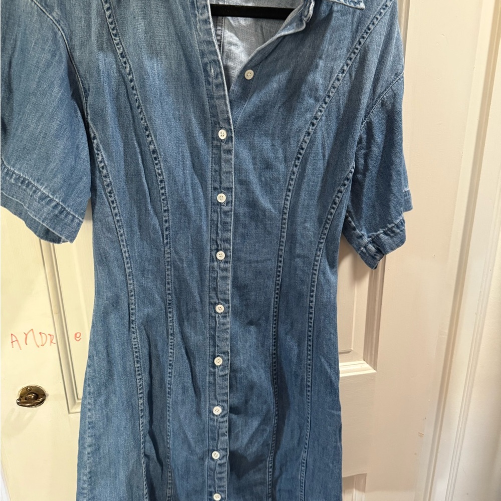 Frame Denim Light Blue Shirt Dress